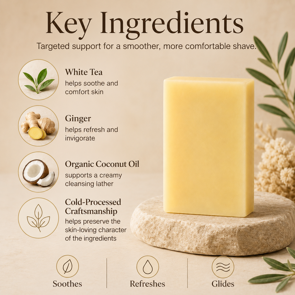 Timeless White Tea & Ginger Shave Bar