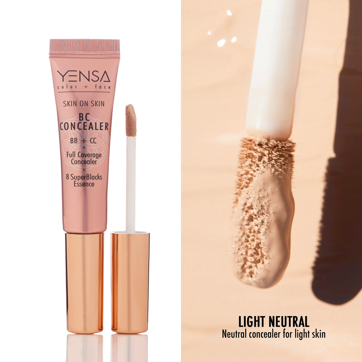 YENSA Skin On Skin BB + CC Serum Concealer