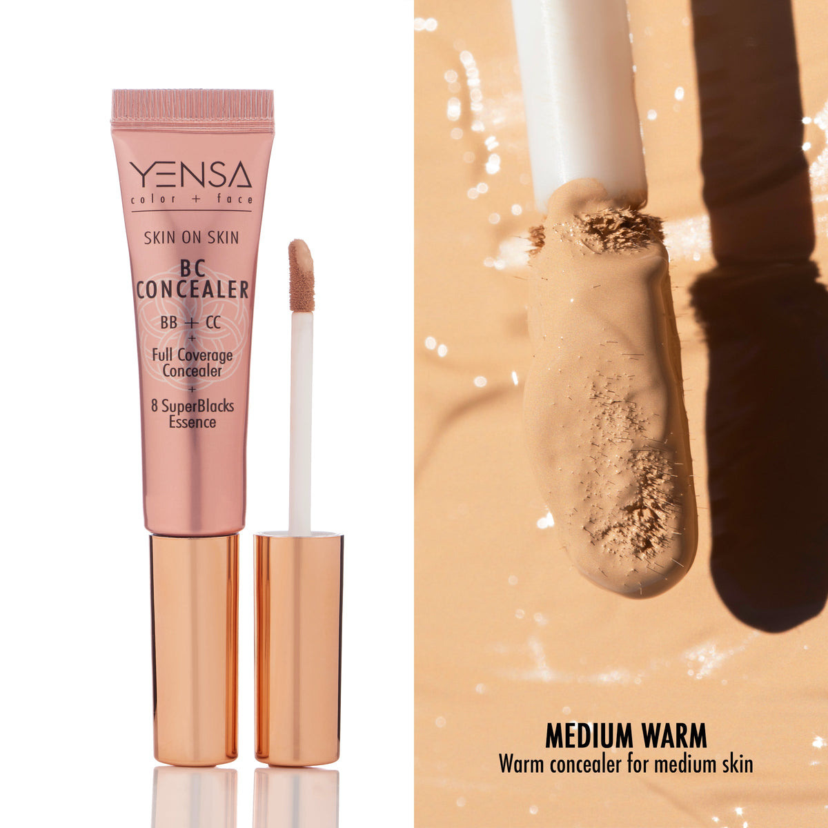 YENSA Skin On Skin BB + CC Serum Concealer