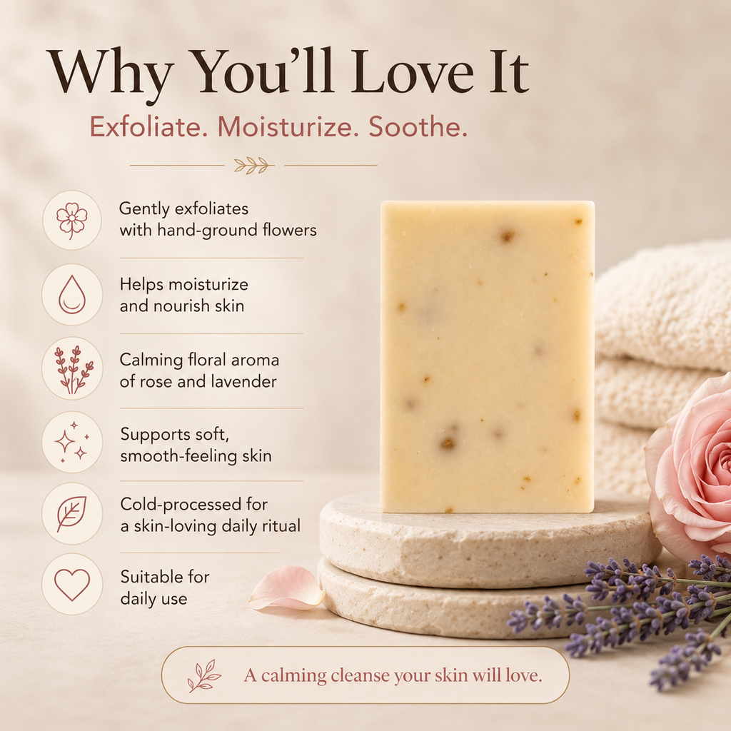 Timeless Rose & Lavender Wildflower Bar