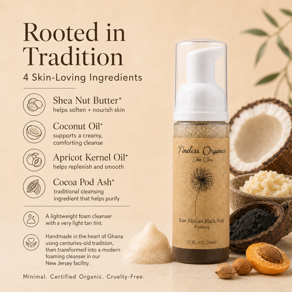 Timeless African Black Soap Foaming Cleanser · 1.7 oz