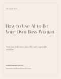 AI Boss Woman | Build Your Offer & Workflow Guide PDF