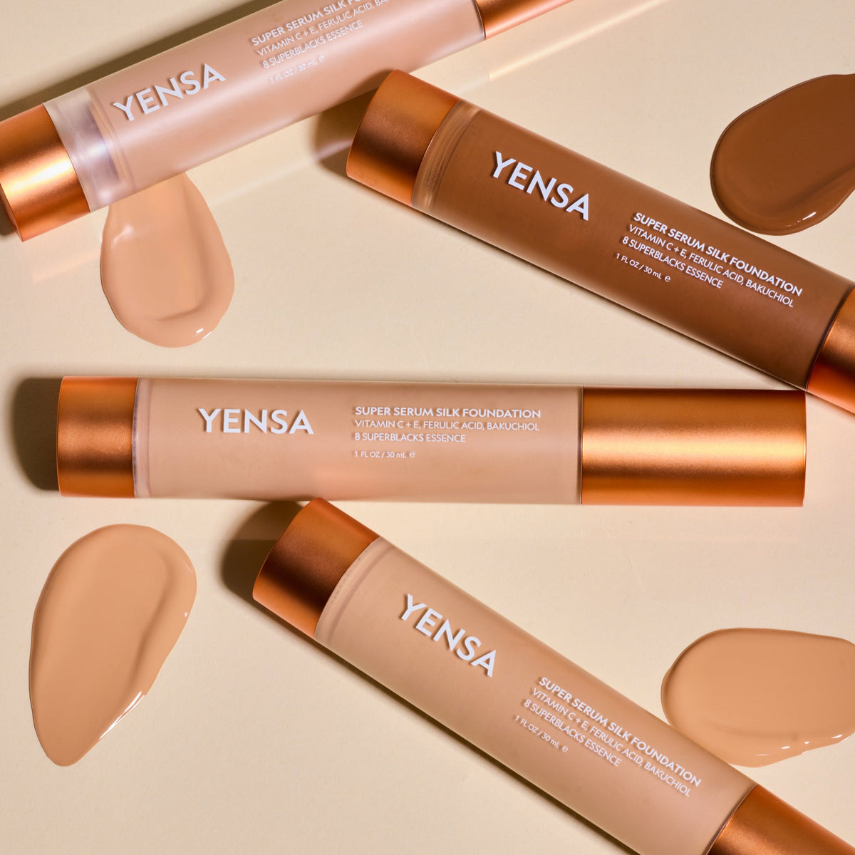 YENSA Super Serum Silk Natural Glow Foundation