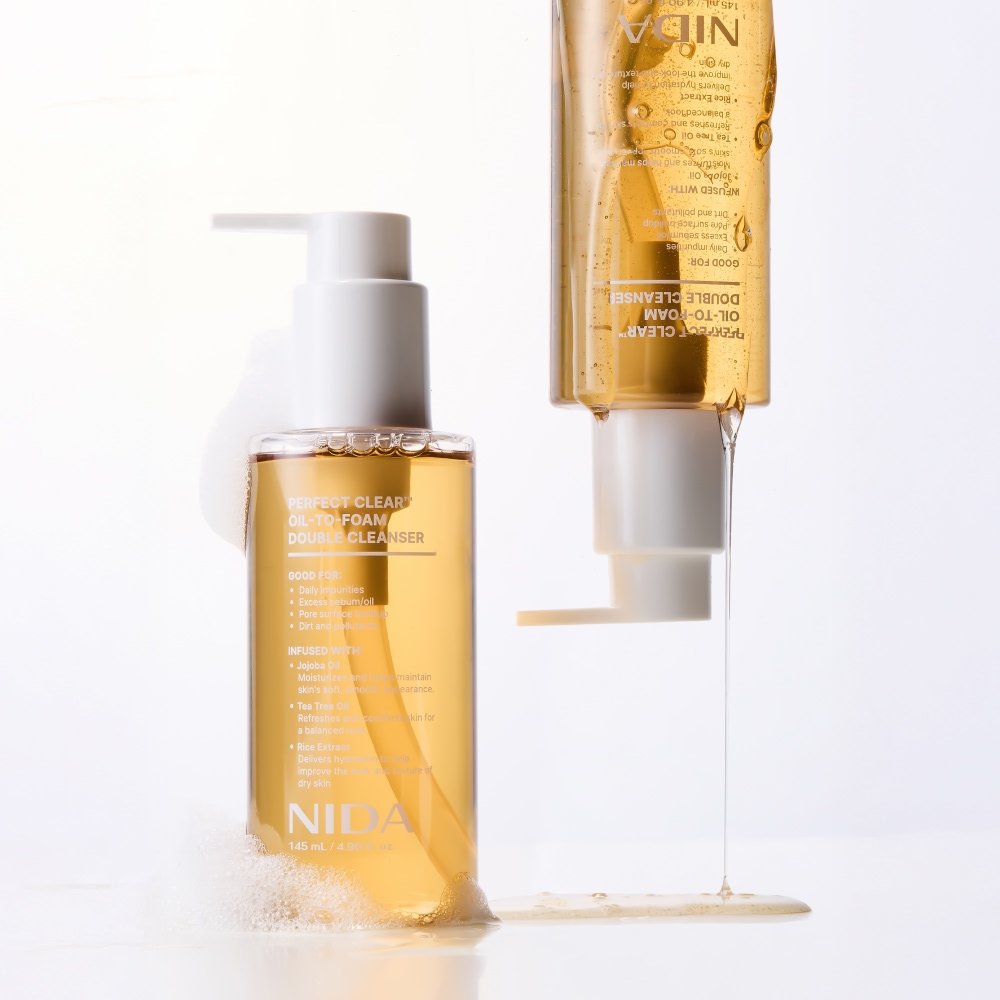 NIDA Oil-to-Foam Double Cleanser