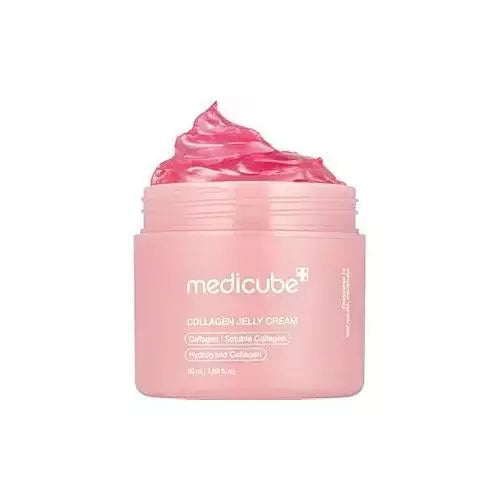 Medicube Collagen Jelly Cream · The Dewy Finish