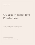 Six-Month Life Planner | Goals, Habits & Daily Planning