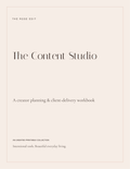 The Content Studio | Creator Business Planner PDF